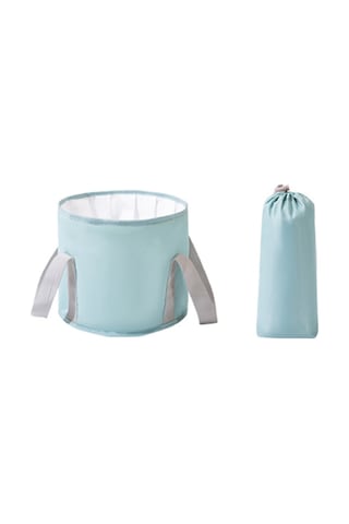 Outdoor Seyahat Katlanır Ayak Pedikür Spa Banyo Havzası Mavi S Mavi