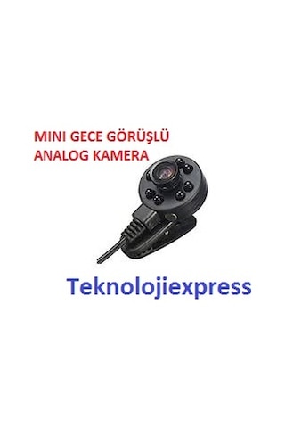 Mini Gece Görüşlü Ir Kamera Yüksek Çözünürlük 8 Ir Led Pinhole