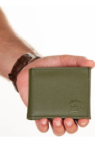 Tuldar Erkek Deri Bozuk Para Hazneli Kartlık Ve Cüzdan Tul103 Haki