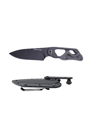 Real Steel Cormorant Apex Karbon Fiber Sap 14c28n Çelik Kamp Bıçağı 3724 Kum