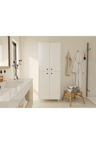 Vadi Çok Amaçlı Beyaz Renk Dolap Beyaz - Beyaz