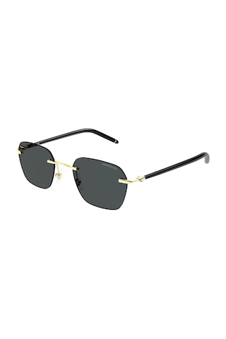 Mont Blanc Mb0270s 001 51 Erkek Güneş Gözlüğü Gri