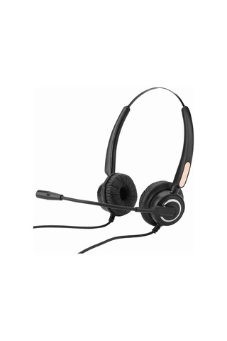 Moveevo H500d-rj9 Profesyonel Konuşma Kulaklığı - Gürültü Engelleme Mikrofonlu, Ses Kontrolü Ve Uzun Süre Kullanim İçin Ergonomik Tasarım H500d-rj9