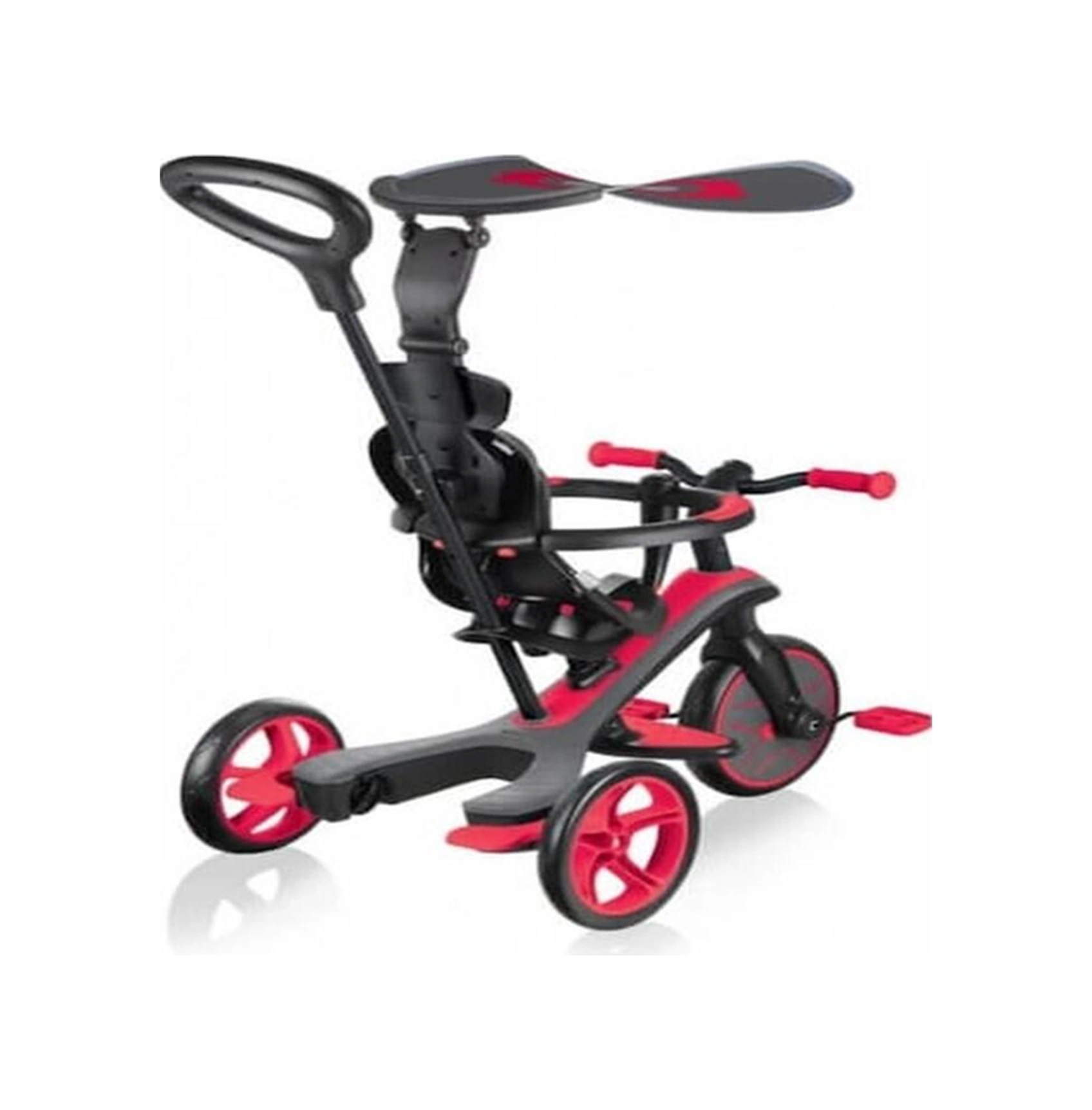 Globber Explorer 4 In 1 Bebek Bisikleti Kırmızı Siyah