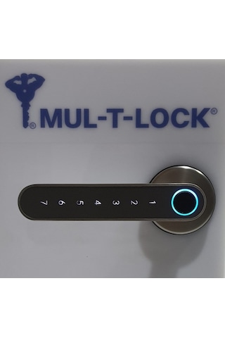 Mul-t-lock Smart Handle - Multlock Saten Parmak İzli Akıllı Kapı Kolu
