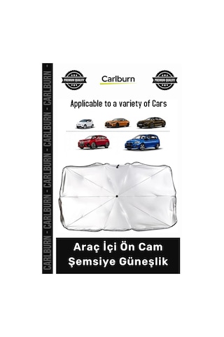 Güneşlik Titanyum Gümüş Kaplama Çelik İskelet Uv Blokaj Soğutma Araç İçi Ön Cam Şemsiye Güneşlik