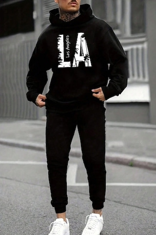 Antrasit Eşofman Takımı Siyah2