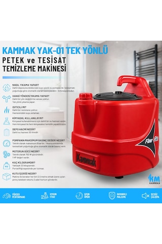 Kammak Yak-01 Tek Yönlü Petek Temizleme Makinesi