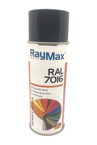 Raymax Akrilik Sprey Ral 7016 Antrasit Gri 400 ML