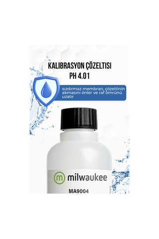 Milwaukee Ma9004 Ph 4.01 Kalibrasyon Solüsyonu 230 Ml