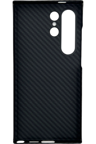 Nettech Samsung Galaxy S24 Ultra Uyumlu Nt-n018 Kevlar Carbon Arka Koruma Kılıf - Siyah Siyah