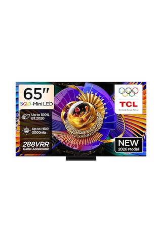 Tcl 65C7L 65" 165 Ekran Uydu Alıcılı Smart 4K SQD miniLED Google TV