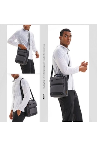 Leastat Lt9001 Postacı-Omuz Çantası-Gri