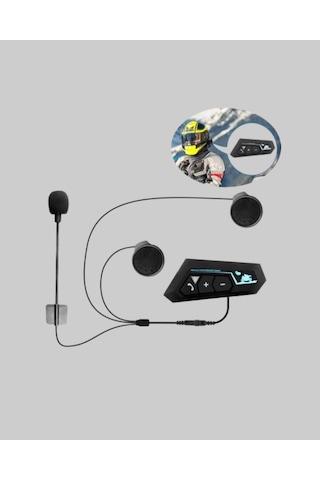Bt22 Kask İçi Bluetooth Kulaklık Hızlı Eşleşme Ve Gürültü Önleyici Mikrofon Yeni Nesil - Lisinya