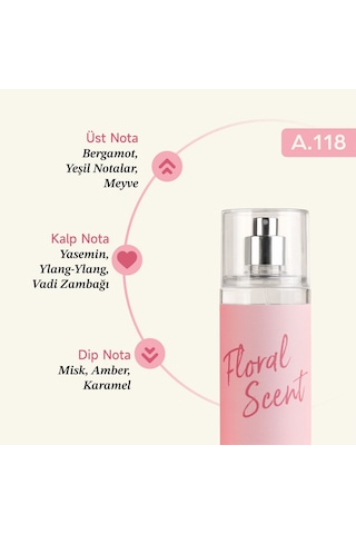 Mad A118 Kadın Perfume Body Mist 200 ML