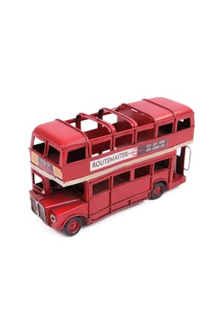 Dekoratif Metal Araba Londra Şehir Otobüsü Kalemlik 1 Adet