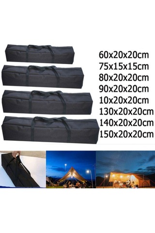 Su Geçirmez Çadır Saklama Çantası Büyük Kapasiteli Çadır Swag Saklama Kılıfı Kanopi Direği Çantası Yürüyüş Piknik Diğer