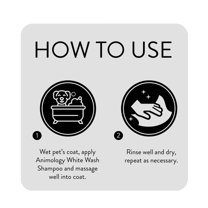 White Wash Beyaz Tüylü Köpek Şampuanı 250 Ml