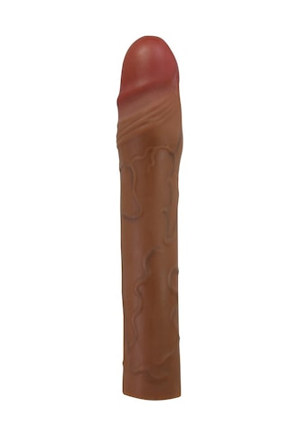 Lilitushop 5 Cm Dolgulu Premium Melez Rengi Silikon Penis Kılıfı