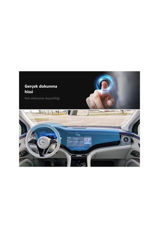 Tr Mercedes Eqs 450 İle Uyumlu Ekran Koruyucu Şeffaf Nano Tam Kaplama