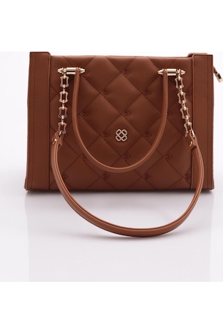 Dgn 657 Kadin Zincirli Çanta 657-2326-R0912 Taba