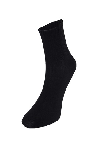 Tudors Kadın 6'lı Ekonomik Paket Siyah Konçlu Soket Tenis Çorap Sporcu Çorabı-51589