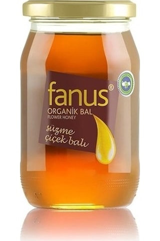 Fanus Organik Süzme Çiçek Balı 460 G