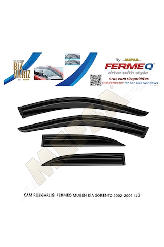 Cam Rüzgarlığı Fermeq Mugen Kia Sorento 2002-2009 4lü