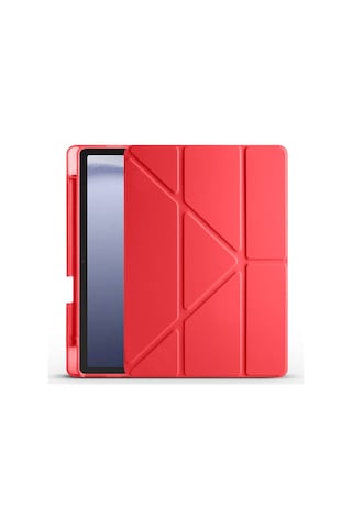 Teleplus Samsung Galaxy Uyumlu Tab A9 Plus Sm-x210 Kılıf Trifolding Standlı Kalemlikli Kapak Rd2 Kapaklı Kılıf