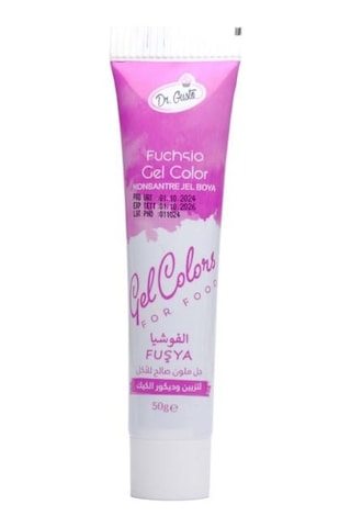 Dr Gusto Tüp Jel Gıda Boyası Fuşya - 50 Gr