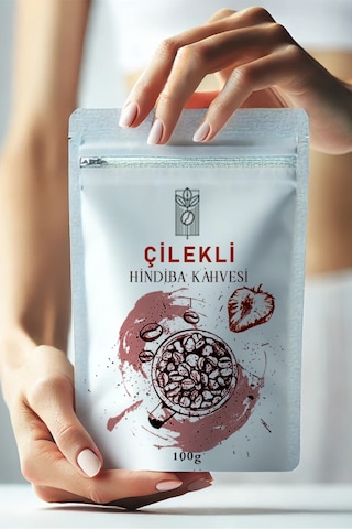 Çilek Aromalı Hindiba Detox Kahvesi 100g, Strawberry Flavored Chicory Detox Coffee Diğer