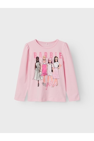 Name It Barbie Pembe Kız Çocuk Sweatshirt 13221132 001