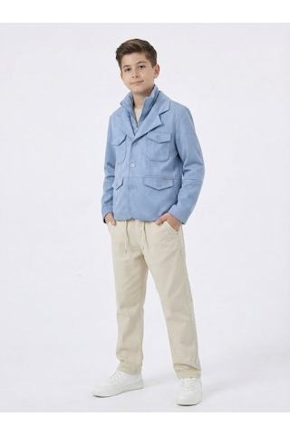 Xo Kids Erkek Çocuk 3lü Alt Üst Takım 11-14 Yaş 14205 Mavi
