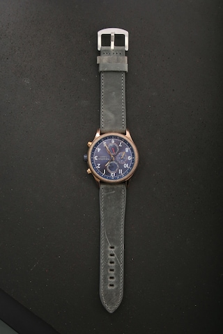 Hakiki Deri 20mm Akıllı Pimli Saat Kordonu Gri 93472864