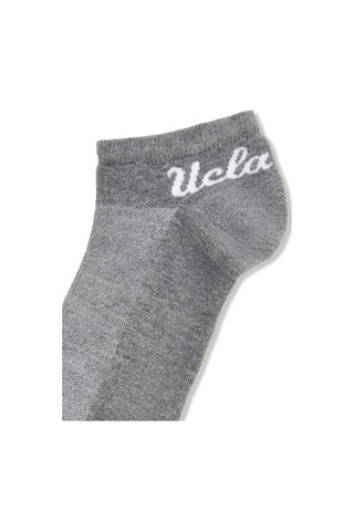 Ucla Adelıta 3'lü Gri Uzun Jakarlı Pamuk Standard Fit Unisex Çorap