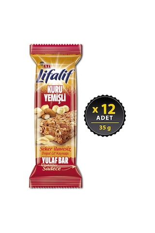 Eti Lifalif Kuru Yemişli Yulaf Bar 12 x 35 G