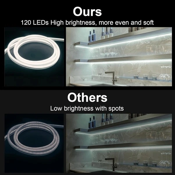 Trendooze Güneş022 Qzyl Esnek Neon Led Şerit Işık Dekor, 66 Ft Usb Aydınlatma