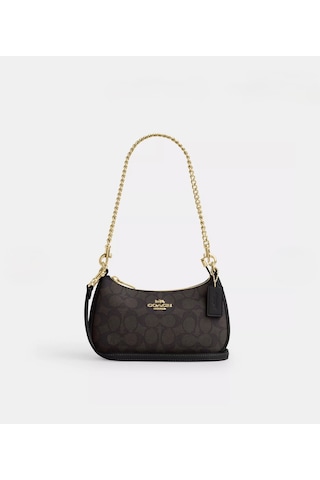 Coach Teri Mini Crossbody Kadın Çanta Acı Kahverengi