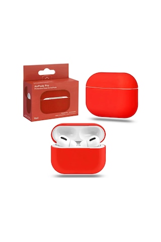 Proaks Airpods Uyumlu Pro İçin Silikon Kılıf 275337756 Kırmızı