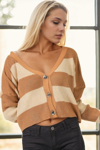 Z8008 Dewberry Bayan Hırka-camel Camel