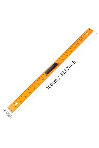 2 Parçalı Plastik Tutma Saplı Cm/inch 1.metre Manifatura Cetveli