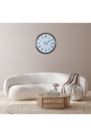 Vintage Roma 52 X 52 Cm Duvar Saati Renkli