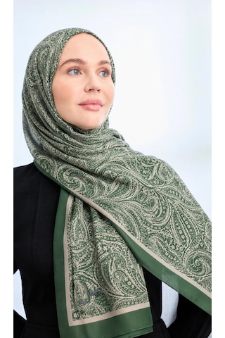 İPEKAL Soft Pamuk Şal-75 X 190 -06574 Yeşil