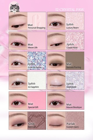 Clio Pro Eye Palette Air 12 Crystal Paw