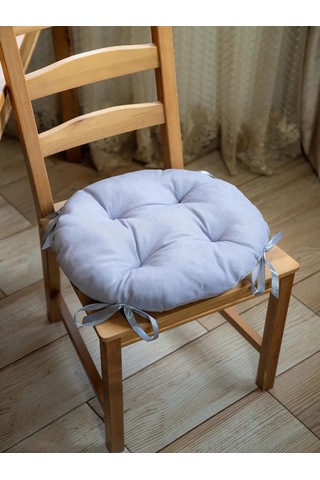 Slavıca Sandalye Yastığı Yuvarlak 40x40 Cm 2'li Set 194172473 Leylak