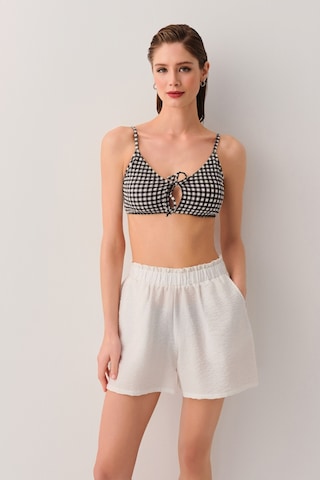 Suwen Gabriel Plaj Şortu Sba25340036 Ekru