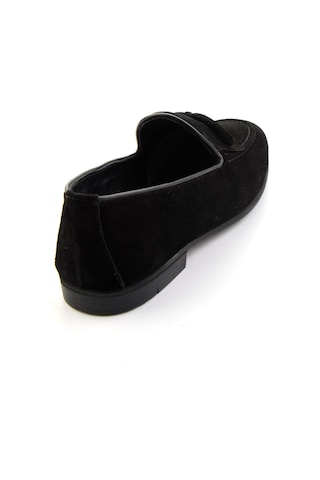 Siyah Hakiki Deri Erkek Loafer Ayakkabı E01594034702 Siyah