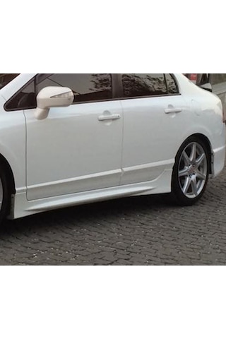 Honda Civic Fd6 Marşpiyel Seti - Mugen Marşpiyel - Boyasız - Plastik