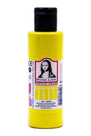 Südor Monalisa Akrilik Boya 70 Ml Limon Sarı 12'li Paket 22 Çok Renkli