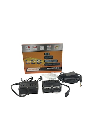 Offroad Sis Lambası 7.2 X 5.6 X 3cm 2 Led Beyaz 45w Sarı 45w 12-80v / Lass397